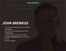 Tablet Screenshot of johnbrenkus.com